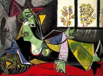 Frau allongee sur un divan Dora Maar 1939 kubist Pablo Picasso Ölgemälde